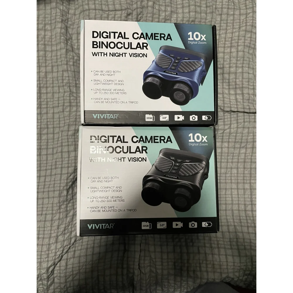 Digital Camera Binocular w/Night Vision 10x Digital Zoom 40m Picture Vivitar